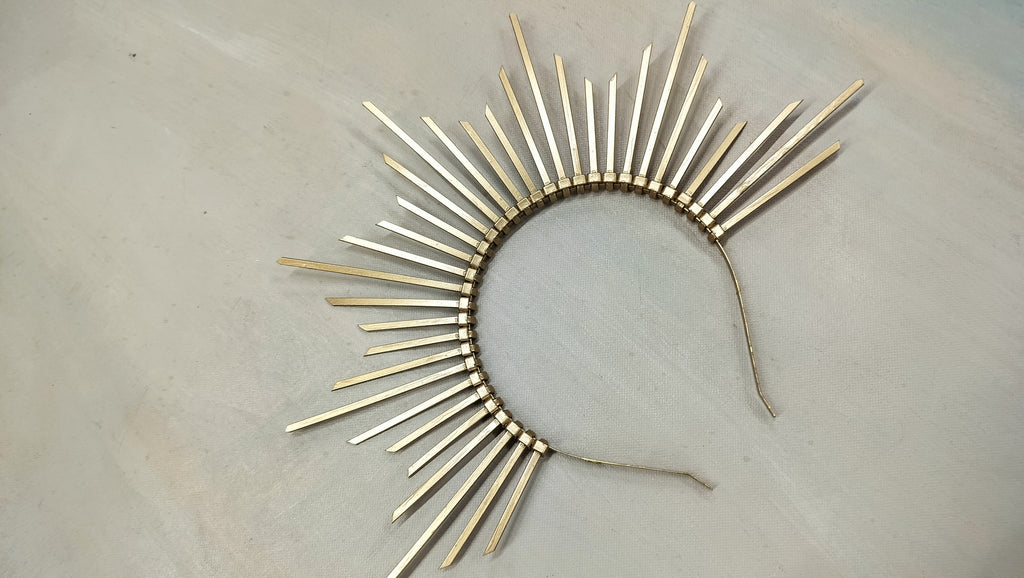 Golden Halo Crown Tiara
