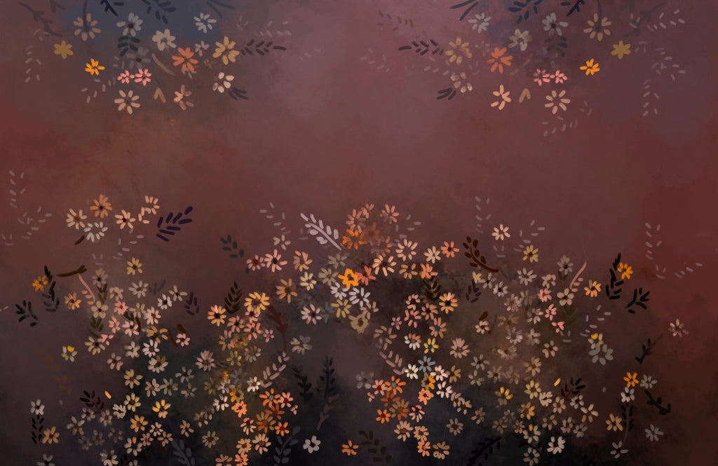 Brown Floral 2
