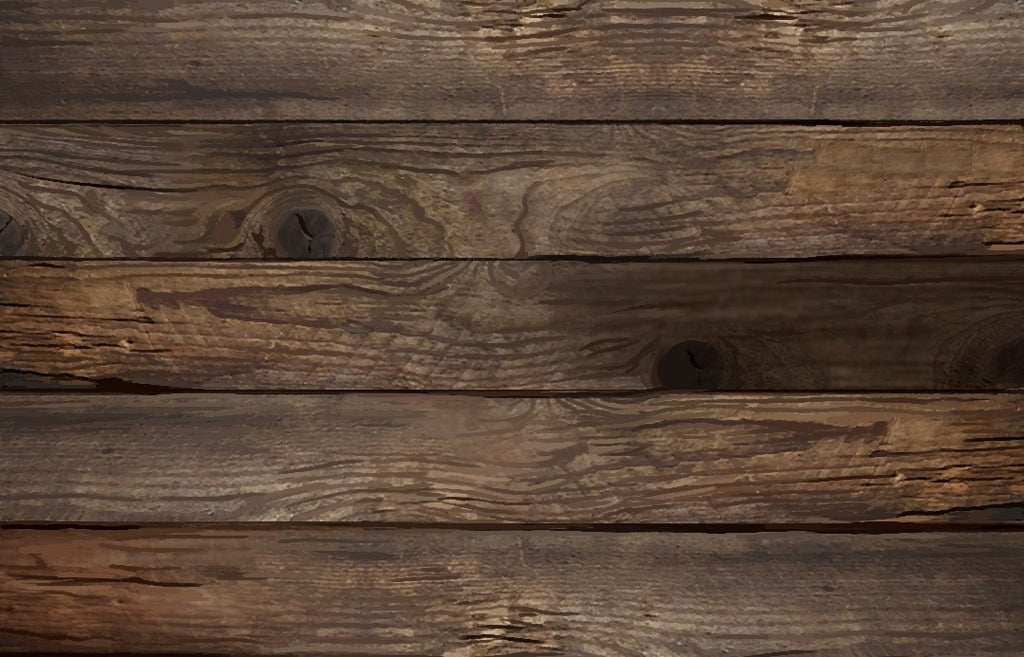 Wood Floor Flatlay