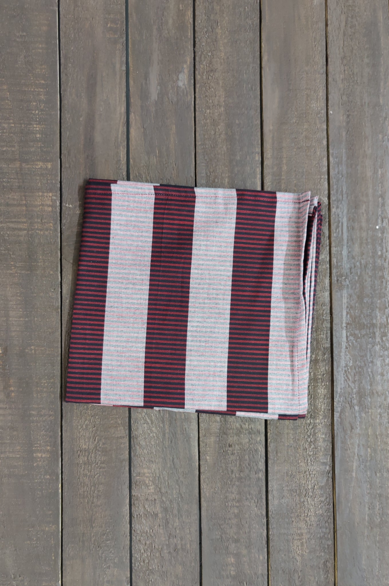 Napkin Maroon Stripes